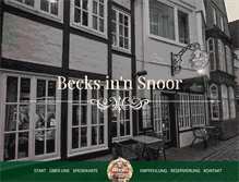 Tablet Screenshot of becks-im-schnoor.de